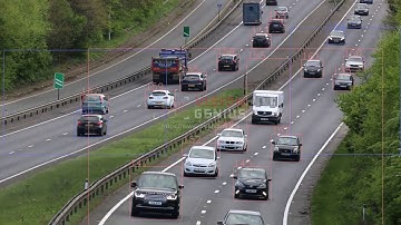 Traffic Vehicle Detection and Tracking UK Road.