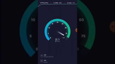 Jio PrivateNet WiFi Speedtest | Kerela