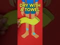 🦵Learn How to Keep Your Legs Clean! Fun Hygiene Tips for Kids! #shorts
