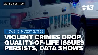 Violent crime drops in Asheville