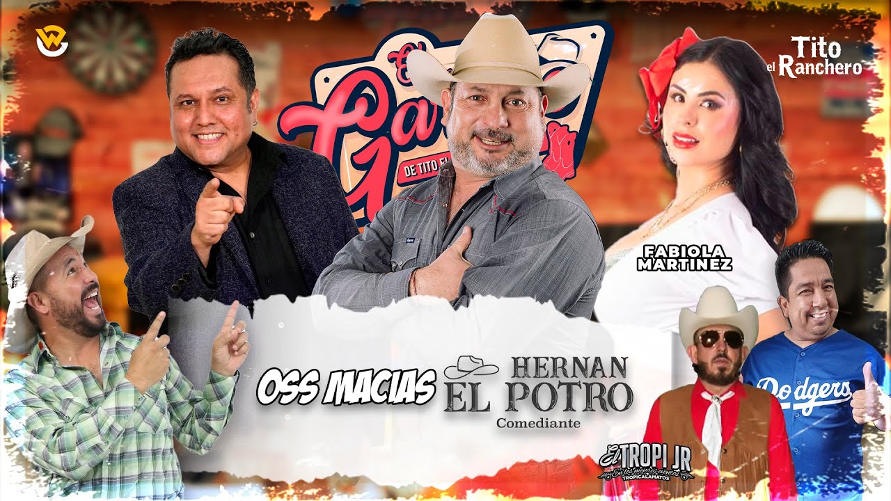 Hernán el Potro, Oss Macias y Fabiola Martinez en El Garage de Tito el Ranchero