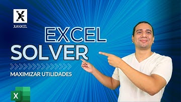 Maximizar utilidades con Solver de Microsoft Excel