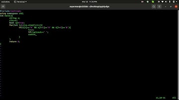 Dubstep CodeForces - 208A