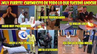 ¡Muy Fuerte! Fabio devastado, Celine lo sigue provocando, Josh se vuelve loco, Yoridan imita Stefano