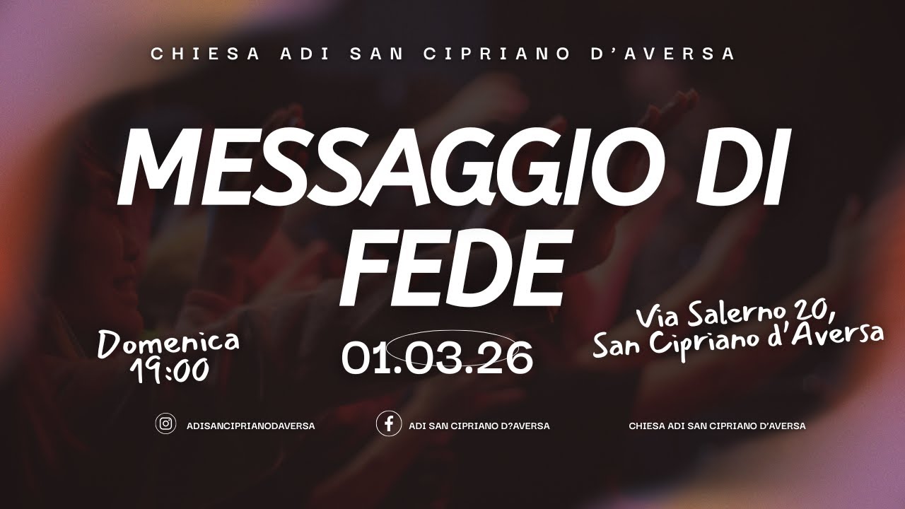 Daniele Di Iorio - Messaggio di Fede | 01 Marzo 2026