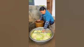 Cách làm dưa muối bắp cải đơn giản #hdbonsai
