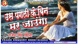 Super hit hindi Gajal 2018 || उस पगली के बिन मर जाऊंगा || Pagli Ke Bin || Rajesh Singh Rangila-