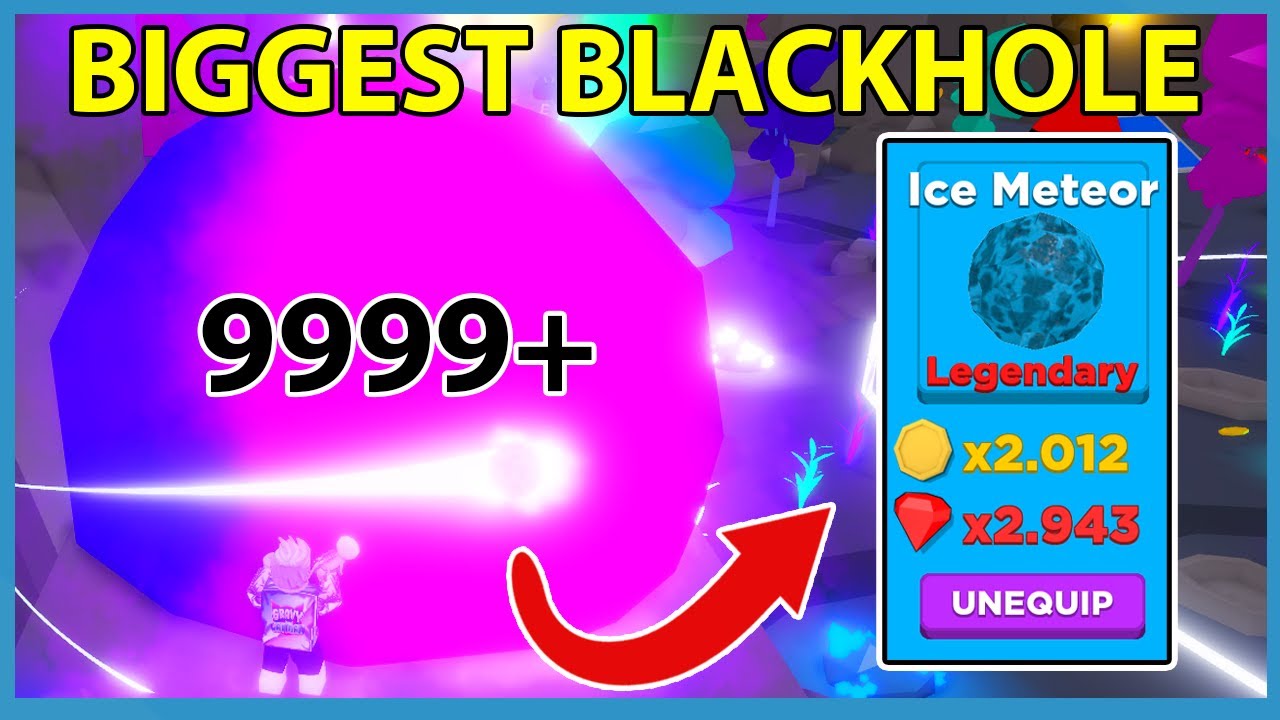 New Update Space Area New Strongest Planet Roblox Black Hole Simulator - blach hole roblox