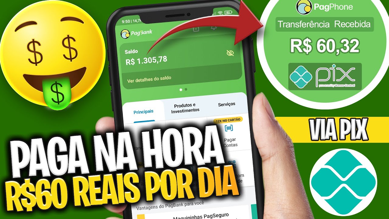 Apps que pagam pelo Pix: É possível receber【R$ 135 POR DIA