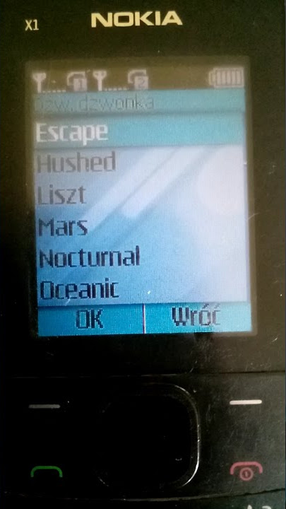 Nokia x1-01 escape best ringhtone