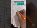 Nursery Writing Practice#worksheet #tracing #sleepingline #preschoollearning