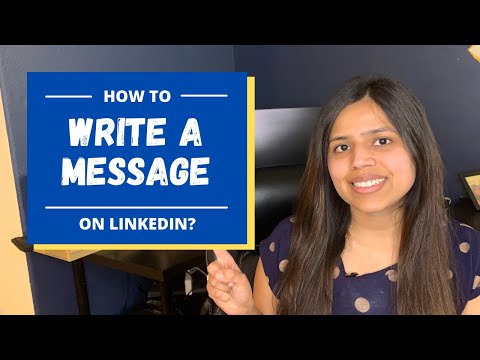 How to write a message and network on Linkedin? // Conversation over connections