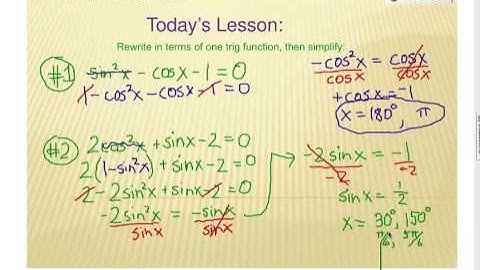 How to Use Trig Identities: Self Quiz