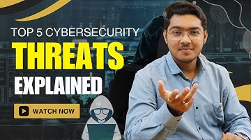 5 Cybersecurity Threats Every Beginner Should Know | Cyber Security | Hindi #ethicalhacking
