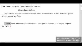 وضعية ادماجية 4am l'importance de l'eau اهمية الماء