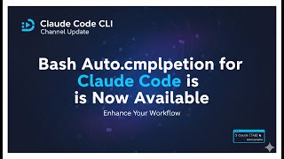 Bash autocompletion for Claude Code is now available