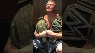 Brock Lesnar Rare Backstage Video #shorts