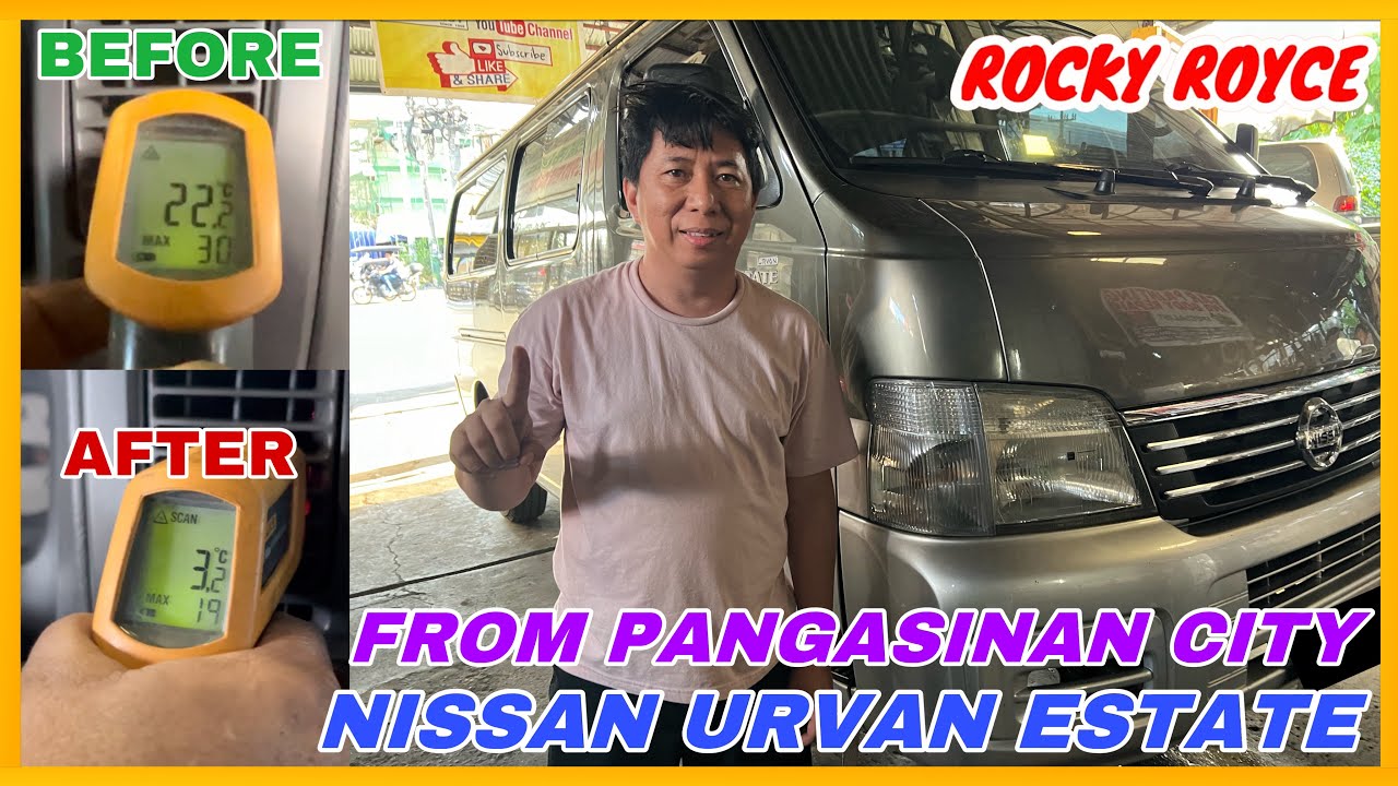 NISSAN URVAN ESTATE FROM PANGASINAN CITY: 2 YEARS NA MAHINANG AIRCON? | ROCKY ROYCE