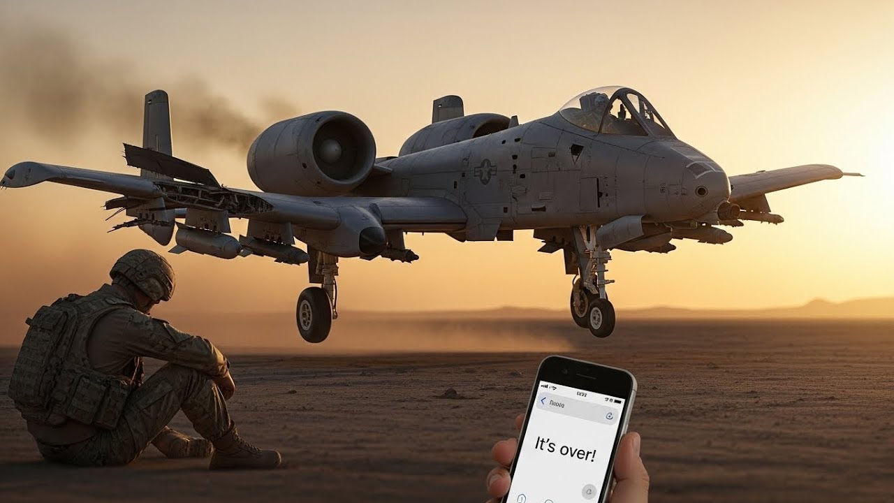 Он отправил своё последнее сообщение — до того, как самолёт A-10, хоть и порванный, но живой, вер...