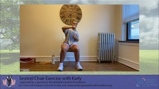 20230606 SeatedChair Exercise with Karly Sponsored by the Multiple Sclerosis Foundation