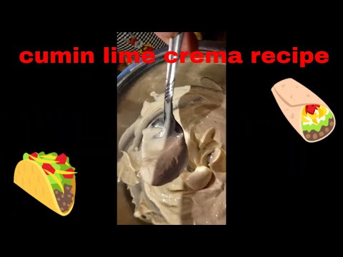 Cumin Crema Sauce