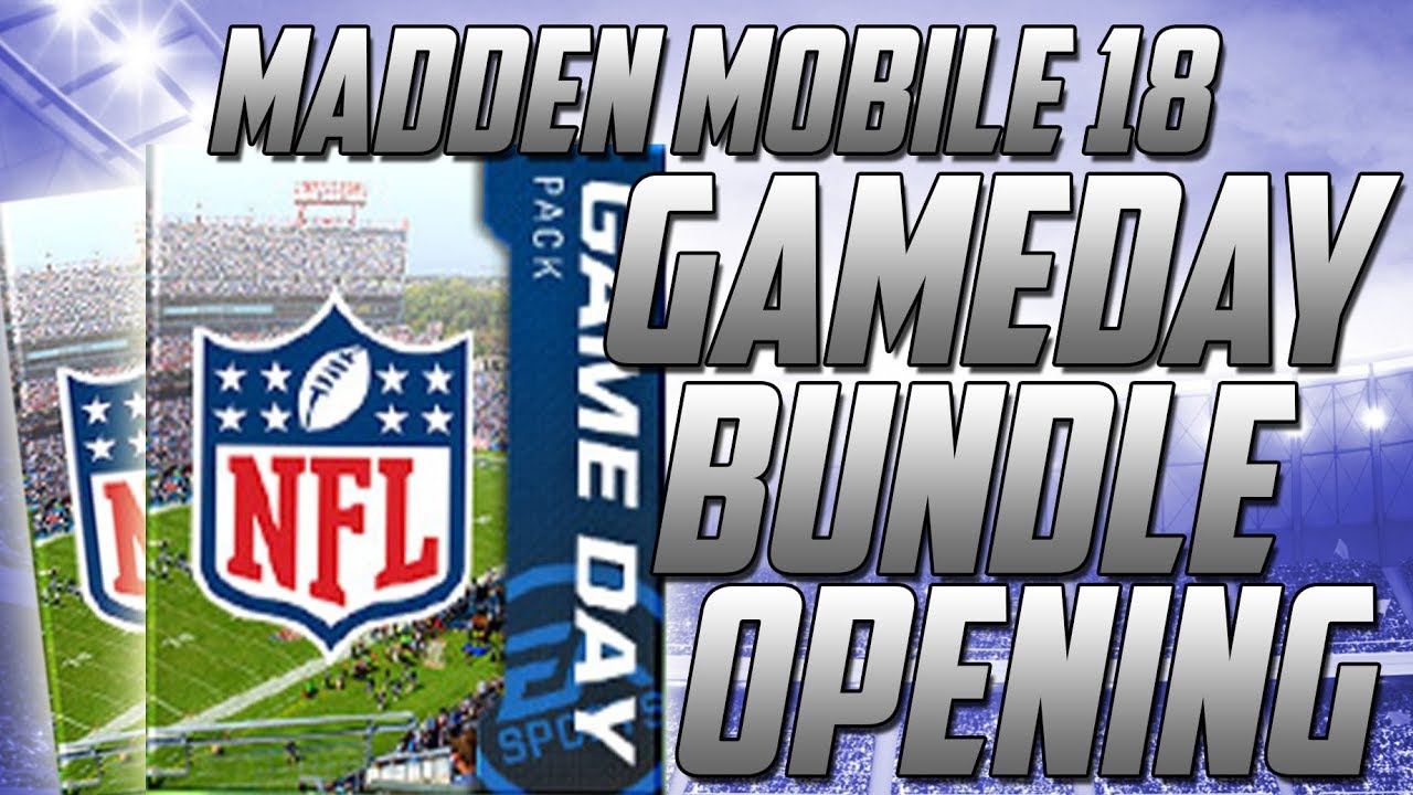 INSANE GAMEDAY PACKS!-BUNDLE OPENING AND 24/7 LIVE EVENTS!-Madden Mobile 17