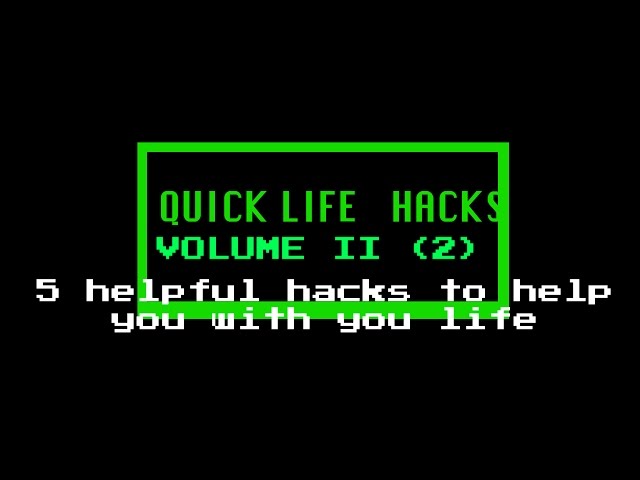 Quick Life Hacks volume II (2) by RED 6