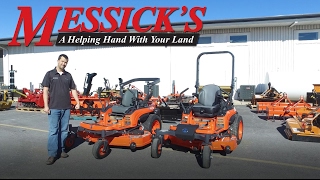 Kubota ZG227 VS. Kubota ZD1011. Product Walk-around and Comparison