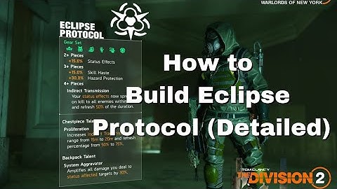 DIVISION 2: HOW TO BUILD AN OP ECLIPSE PROTOCOL BUILD (DETAILED) AND GAMEPLAY.