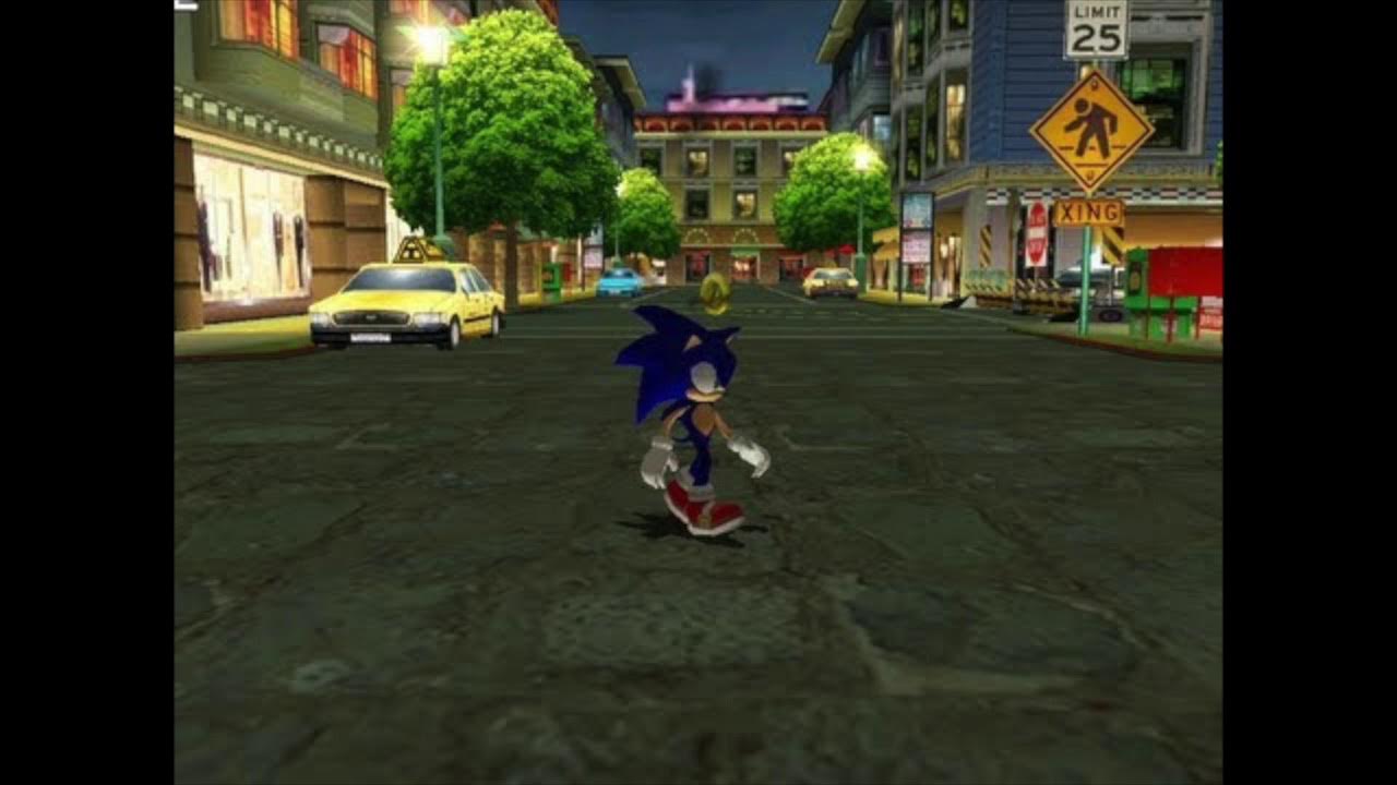 Sonic adventure 2 на пк. Mission Street Sonic Adventure 2. Sonic Adventure 2 (PC). Mission Street Sonic. Station Square Sonic Adventure.