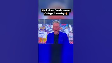 NECK CHANT BREAKS OUT ON COLLEGE GAMEDAY FOR LSU VS ALABAMA 🔥🔥
