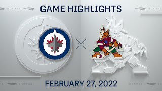 Nhl Highlights Jets Vs. Coyotes - Feb 27, 2022
