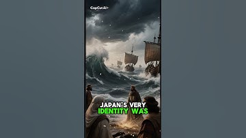 How a Divine Wind Saved 😱Japan from Mongol Invasion | The Kamikaze Myth Explained #history #shorts