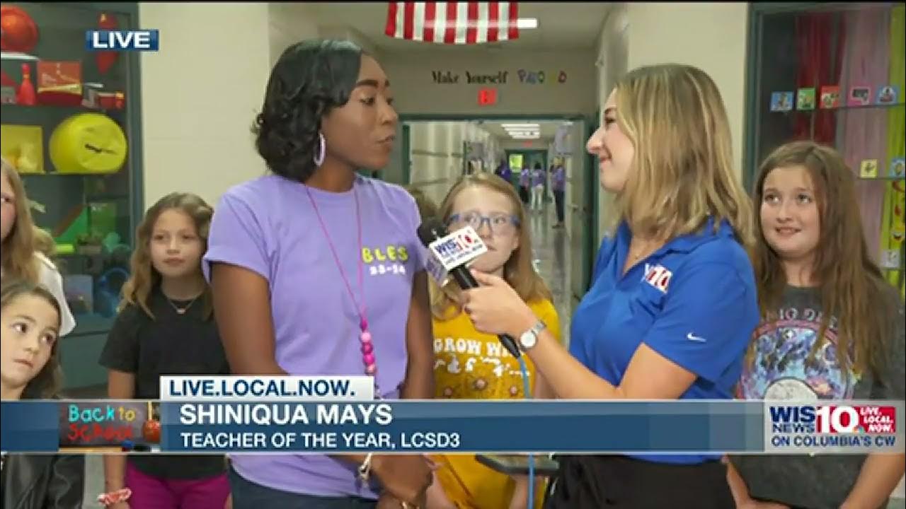 WIS News 10 speaks with BatesburgLeesville Elementary School teacher of the year YouTube