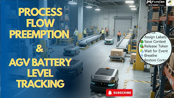 Optimizing AGV Systems: Process Flow Preemption & Battery Level Tracking in Action