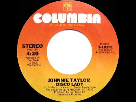 1976 HITS ARCHIVE: Disco Lady - Johnnie Taylor (a #1 record