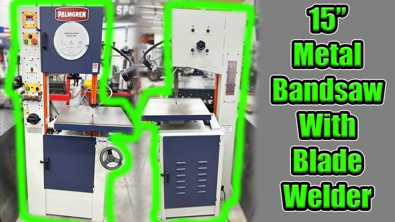 Palmgren 15" Vertical Metal Bandsaw With Veritable Speed