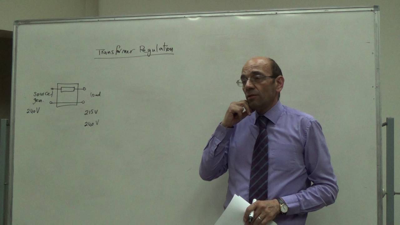 Transformer Regulation, 12/7/2016