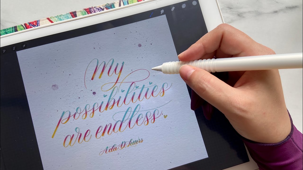 procreate lettering tutorial procreate lettering tutorial