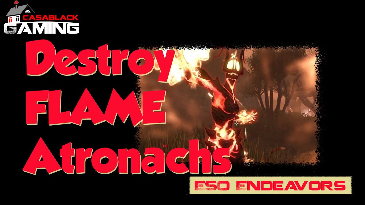 ESO Daily Endeavors Kill Flame Atronachs Locations Quick Guide YouTube