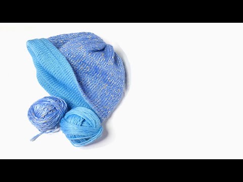 БУСТИ нам поможет Шапка спицами двойная /СветланаСК