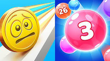 COIN RUSH VS Marble Run 💜💜 Walkthrough Android iOS Gameplay