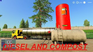 START PRODUCTION FUEL AND COMPOST FS19 NEW MAP POKROVKA MAP V1.0.3.5 PRODUCE DIESEL AND COMPOST