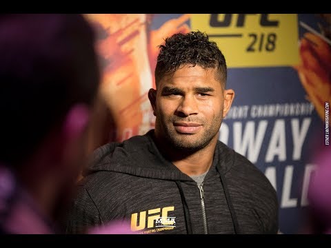 UFC 218: Alistair Overeem Open Workout Scrum - MMA Fighting