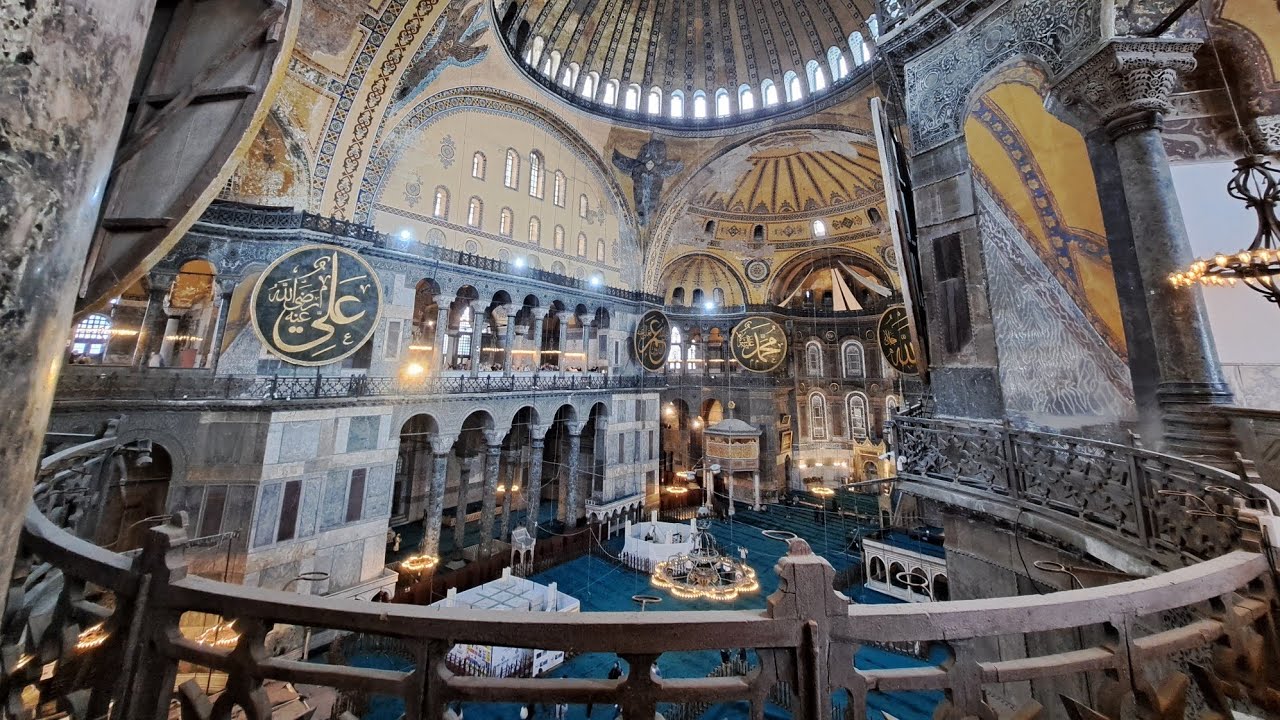 Walk Through Hagia Sophia in Istanbul