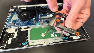 Teardown of HP ProBook 445 G11 laptop. How to replace or upgrade RAM storage and more. DIY repair.