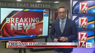 At least 63 more students test positive as NC State identifies 7 new COVID-19 clusters