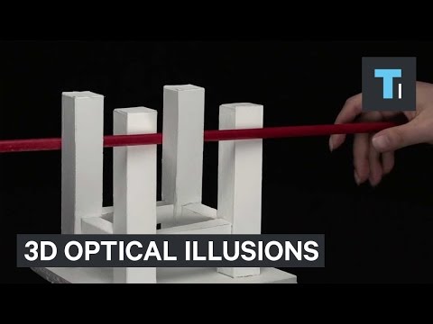 Japanese professor creates amazing 3D optical illusions