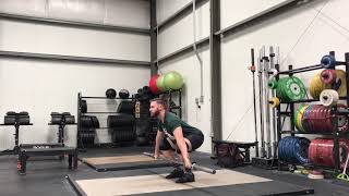 Segmented Snatch High Pull (Shin, Knee, Hip)