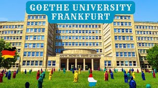 Goethe University Campus Tour in Frankfurt | Study in Germany | All Levels of Education